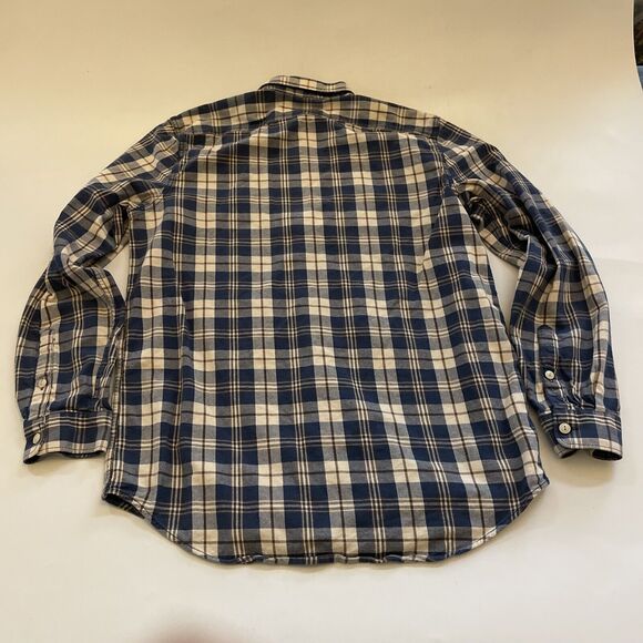 Vintage 90s Eddie Bauer Shirt Mens TALL XL Flannel Pocket Heavyweight Country - Picture 5 of 11